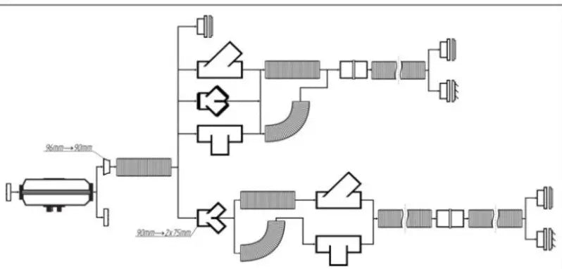 Gaine de chauffage ⌀ 60 mm Autoterm