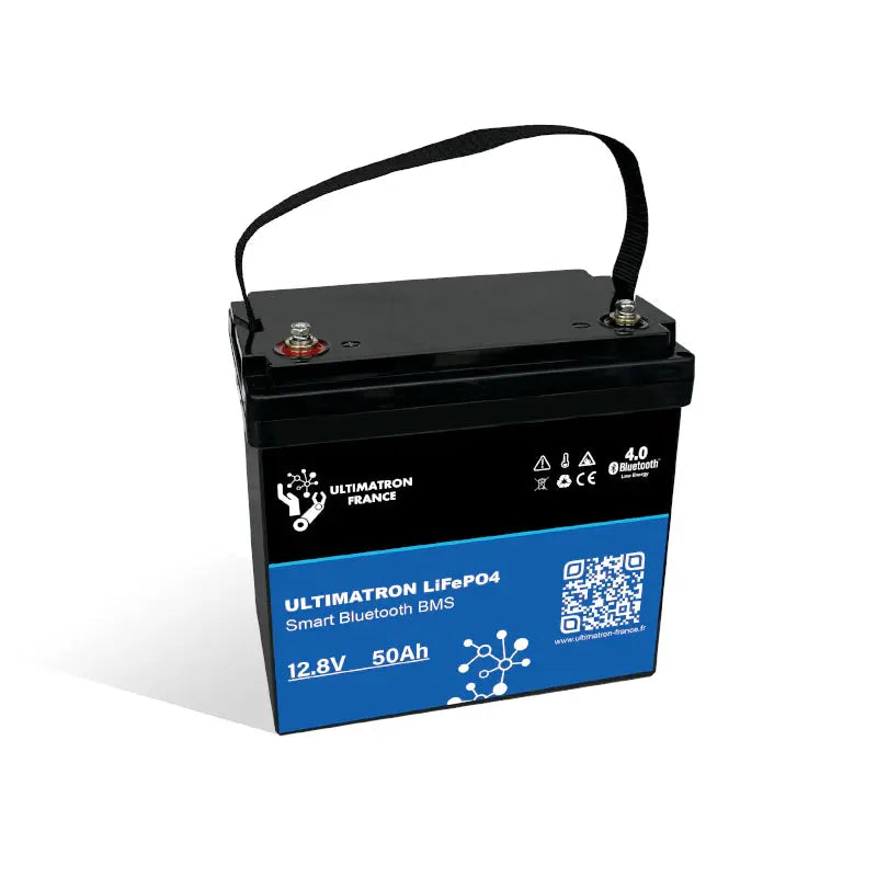 Batterie Lithium 12.8V 50Ah 640 Wh LiFePO4 Ultimatron France