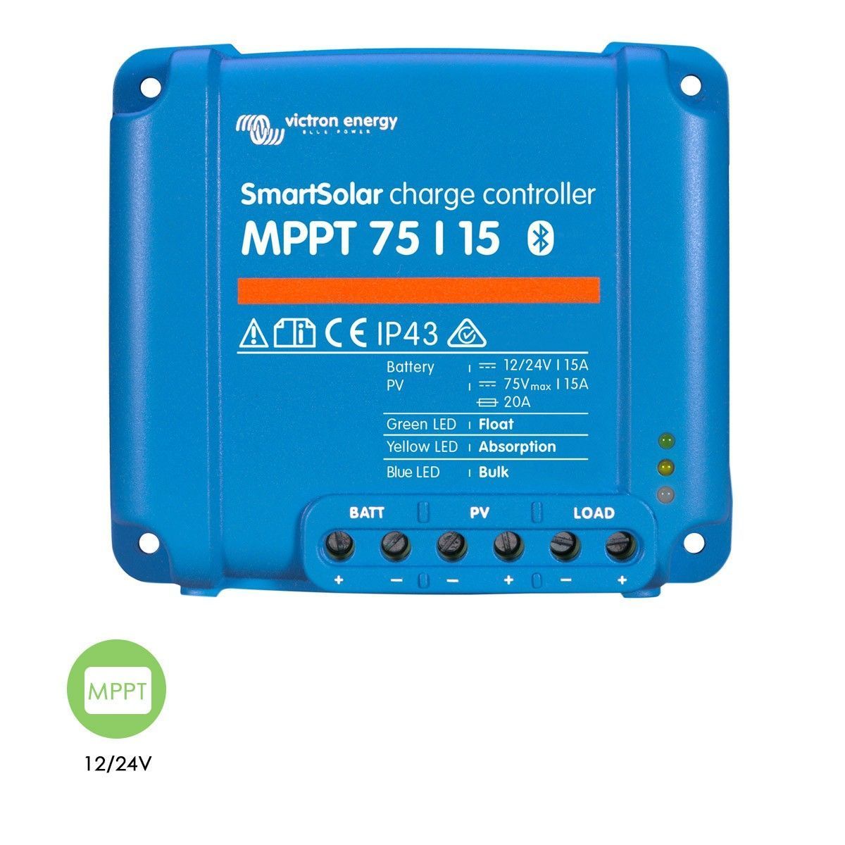 Régulateur de charge solaire Victron Energy SMARTSOLAR MPPT 75/15 (12/24V)
