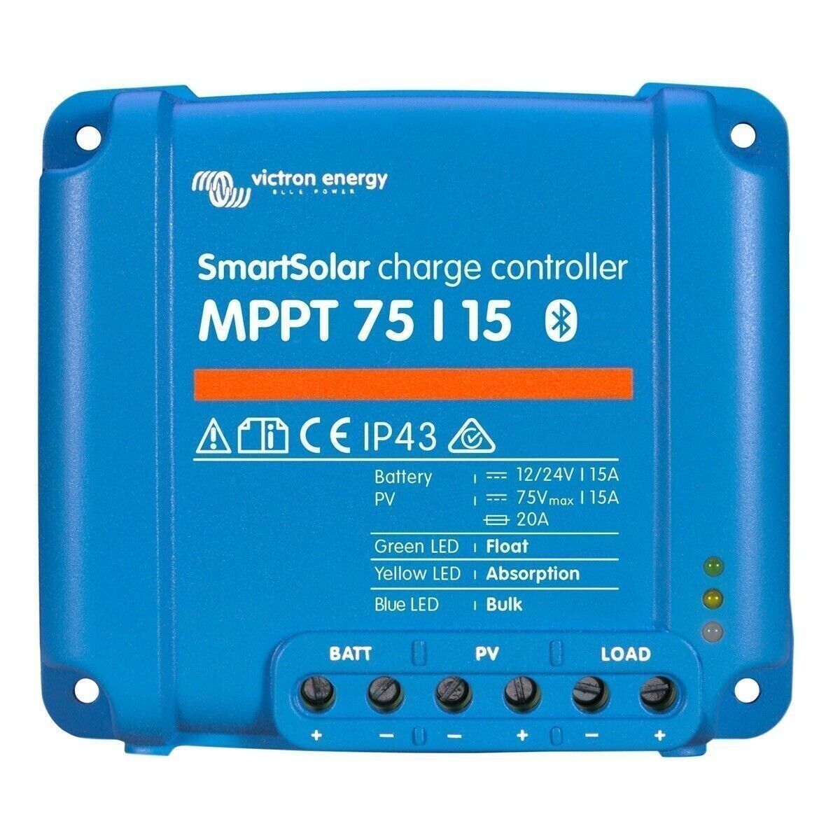 Régulateur de charge solaire Victron Energy SMARTSOLAR MPPT 75/15 (12/24V)