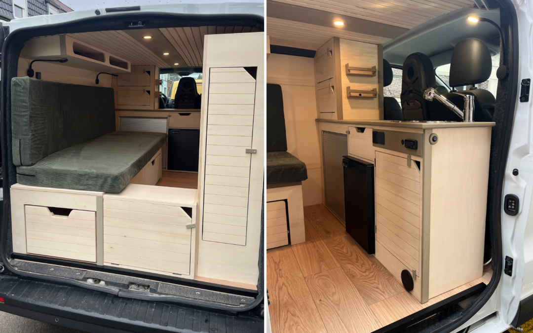 Van aménagé Renault Trafic L2H1 de Elysa et Alexandre